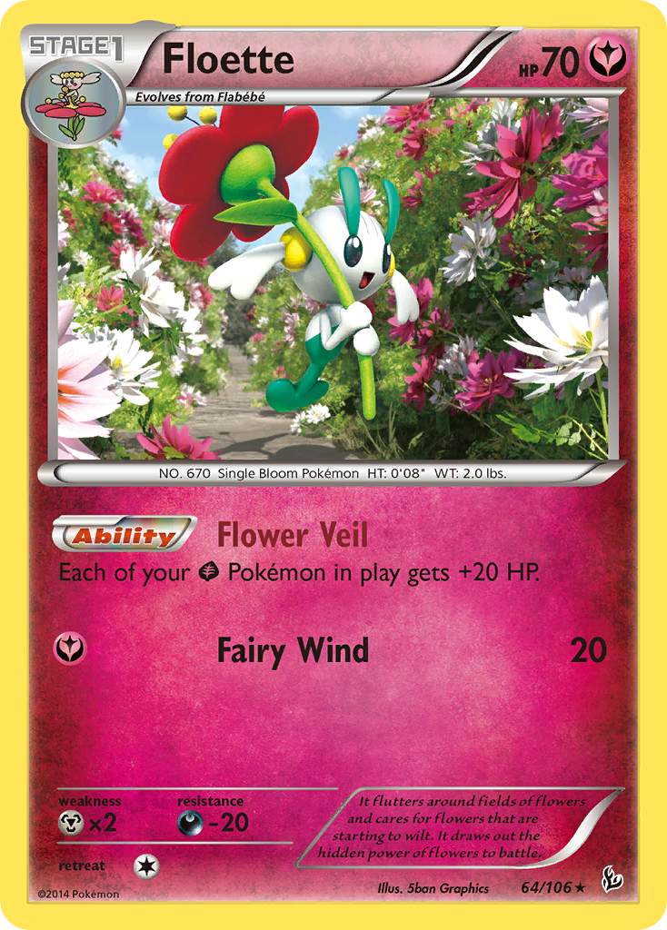 Floette (64/106) [XY: Flashfire] | Arkham Games and Comics