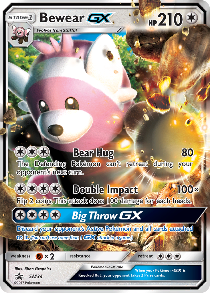 Bewear GX (SM34) [Sun & Moon: Black Star Promos] | Arkham Games and Comics