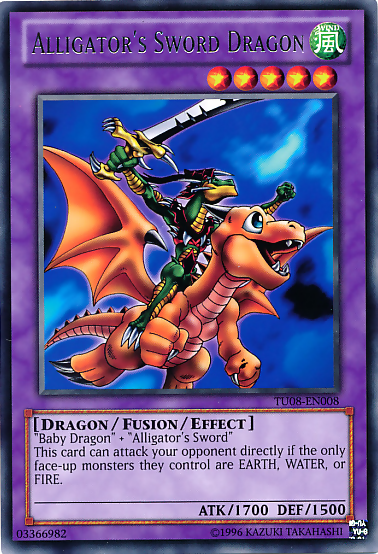 Alligator's Sword Dragon [TU08-EN008] Rare | Arkham Games and Comics