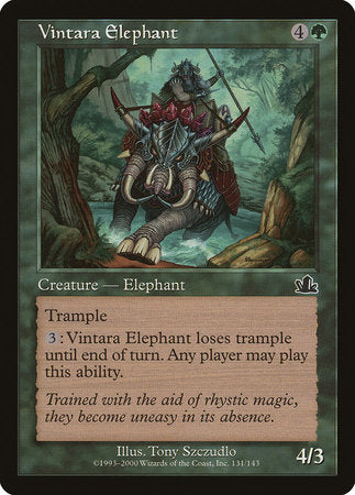 Vintara Elephant [Prophecy] | Arkham Games and Comics