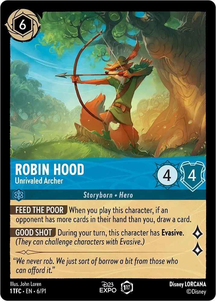 Robin Hood (6) [D23 Promos] | Arkham Games and Comics