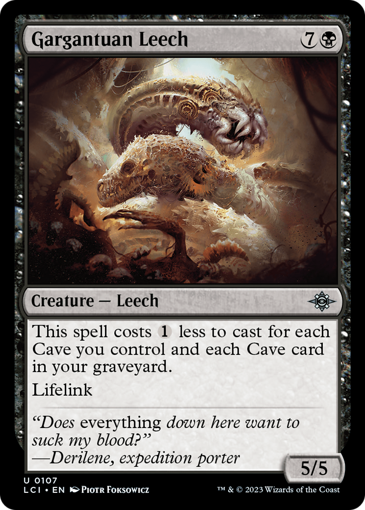 Gargantuan Leech [The Lost Caverns of Ixalan] | Arkham Games and Comics