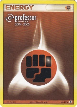 Fighting Energy (105/109) (2004 2005) [Professor Program Promos] | Arkham Games and Comics