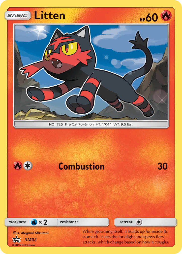 Litten (SM02) [Sun & Moon: Black Star Promos] | Arkham Games and Comics