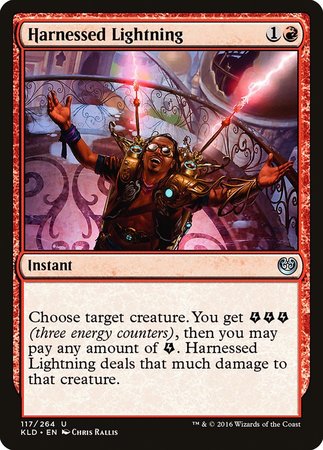 Harnessed Lightning [Kaladesh] | Arkham Games and Comics