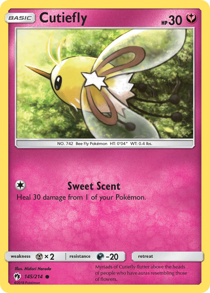Cutiefly (145/214) [Sun & Moon: Lost Thunder] | Arkham Games and Comics