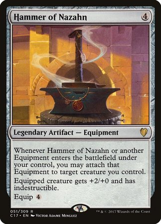Hammer of Nazahn [Commander 2017] | Arkham Games and Comics