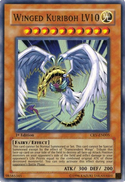 Winged Kuriboh LV10 [CRV-EN005] Ultra Rare | Arkham Games and Comics