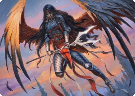 Liesa, Forgotten Archangel Art Card [Innistrad: Midnight Hunt Art Series] | Arkham Games and Comics