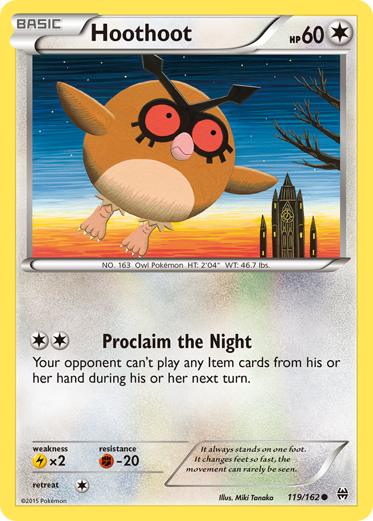 Hoothoot (119/162) [XY: BREAKthrough] | Arkham Games and Comics