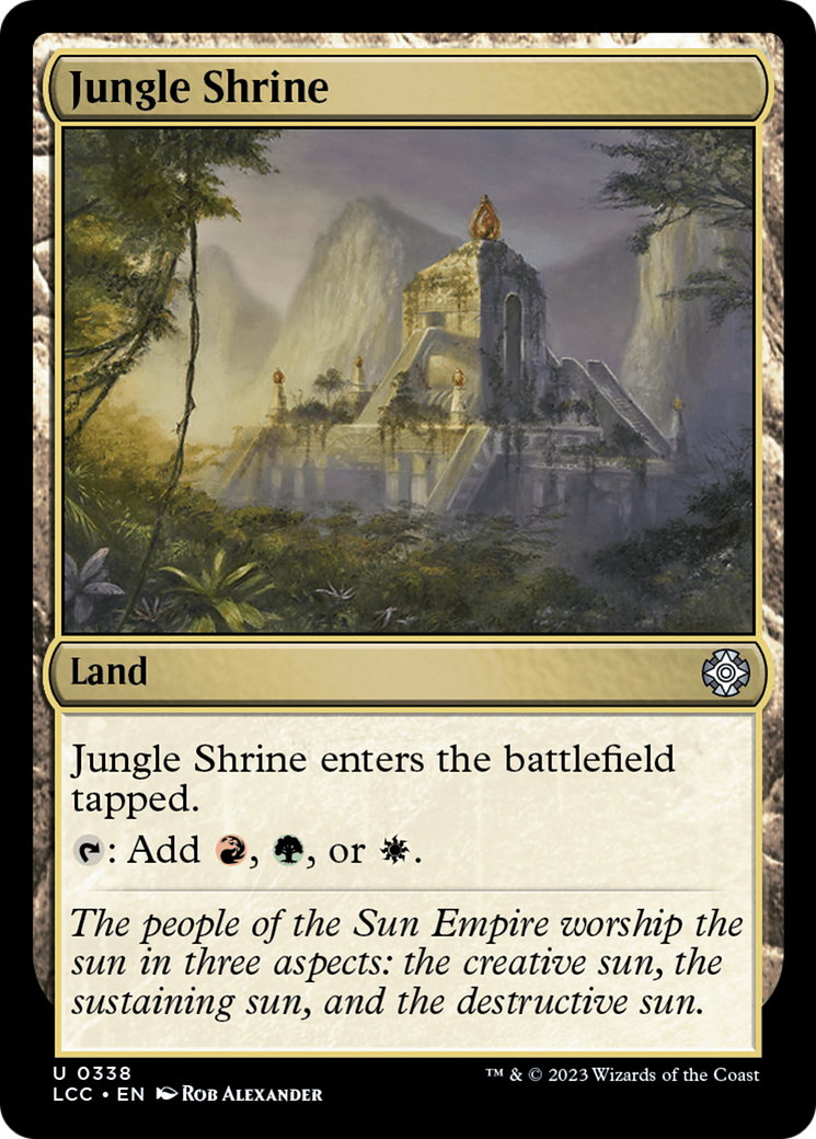 Jungle Shrine [The Lost Caverns of Ixalan Commander] | Arkham Games and Comics