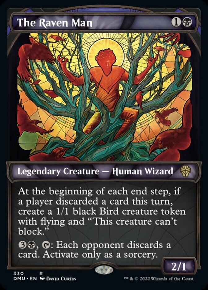 The Raven Man (Showcase Textured) [Dominaria United] | Arkham Games and Comics