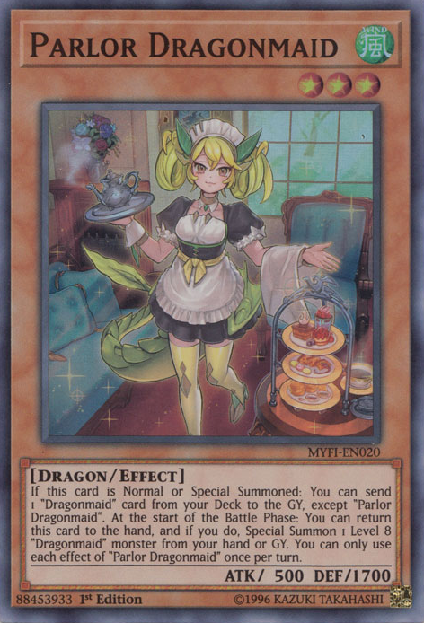 Parlor Dragonmaid [MYFI-EN020] Super Rare | Arkham Games and Comics