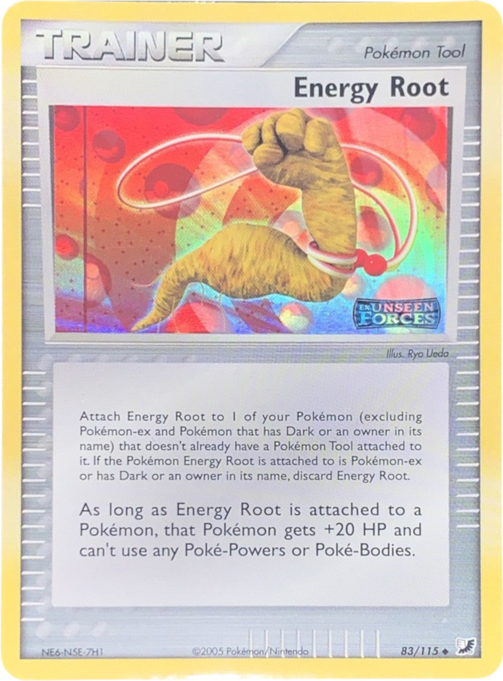 Energy Root (83/115) (Stamped) [EX: Unseen Forces] | Arkham Games and Comics
