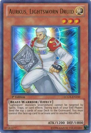 Aurkus, Lightsworn Druid [LCGX-EN250] Ultra Rare | Arkham Games and Comics