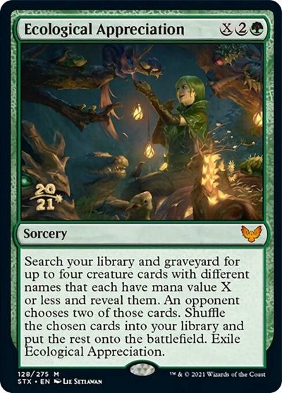 Ecological Appreciation [Strixhaven: School of Mages Prerelease Promos] | Arkham Games and Comics