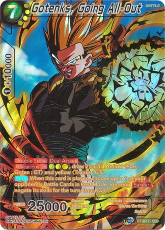 Gotenks, Going All-Out (SPR) (BT10-110) [Rise of the Unison Warrior 2nd Edition] | Arkham Games and Comics