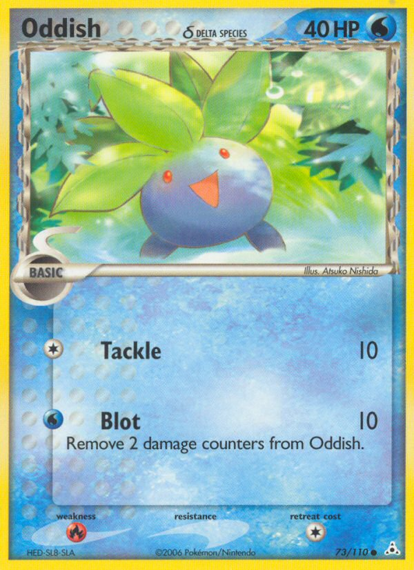 Oddish (73/110) (Delta Species) [EX: Holon Phantoms] | Arkham Games and Comics