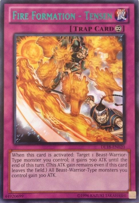Fire Formation - Tensen (Green) [DL18-EN020] Rare | Arkham Games and Comics