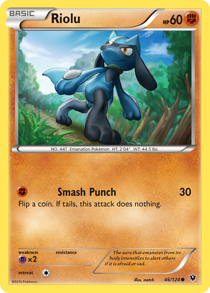 Riolu (46/124) [XY: Fates Collide] | Arkham Games and Comics