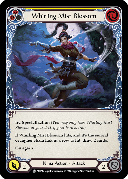 Whirling Mist Blossom [CRU074] (Crucible of War)  1st Edition Normal | Arkham Games and Comics