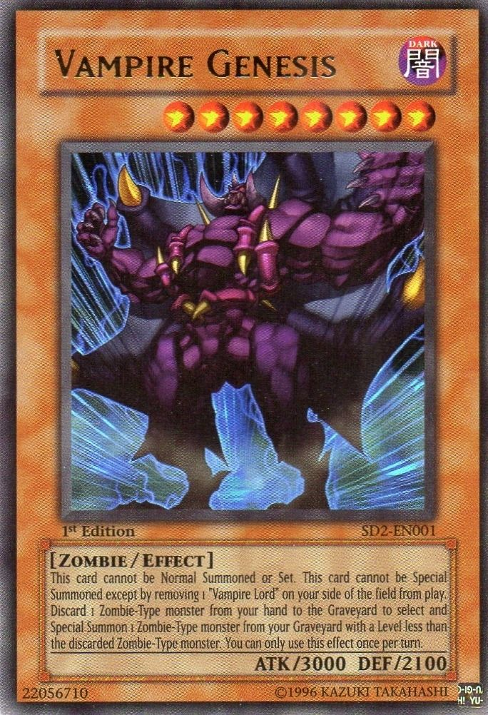 Vampire Genesis [SD2-EN001] Ultra Rare | Arkham Games and Comics