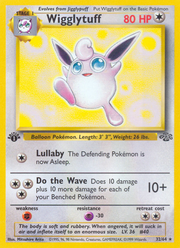 Wigglytuff (32/64) [Jungle 1st Edition] | Arkham Games and Comics