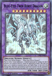 Blue-Eyes Twin Burst Dragon (Blue) [LDS2-EN019] Ultra Rare | Arkham Games and Comics