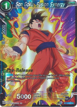 Son Goku, Fusion Synergy (BT12-032) [Vicious Rejuvenation Prerelease Promos] | Arkham Games and Comics