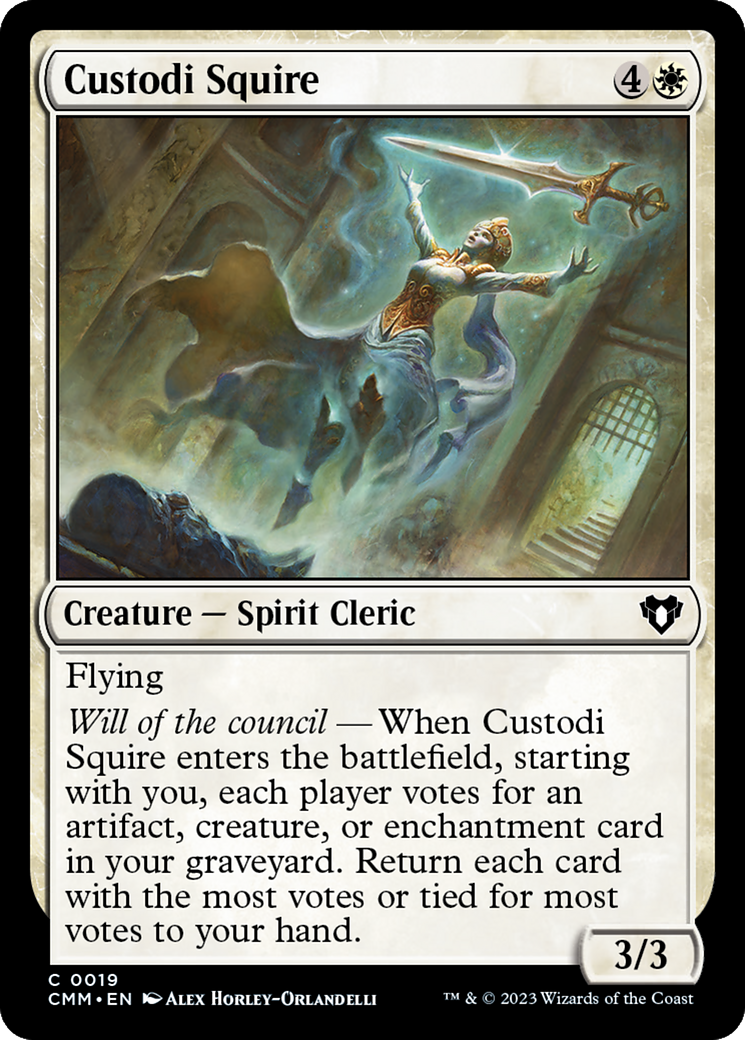 Custodi Squire [Commander Masters] | Arkham Games and Comics