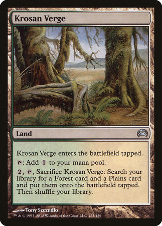 Krosan Verge [Planechase 2012] | Arkham Games and Comics