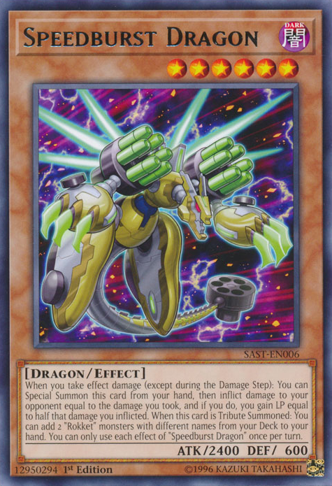 Speedburst Dragon [SAST-EN006] Rare | Arkham Games and Comics