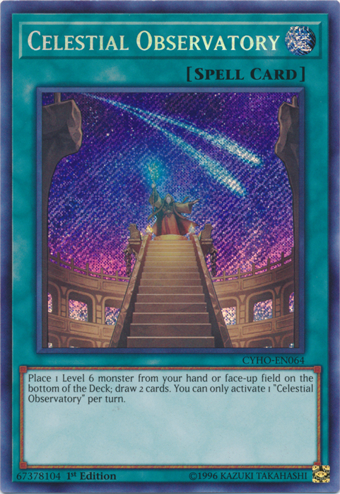 Celestial Observatory [CYHO-EN064] Secret Rare | Arkham Games and Comics