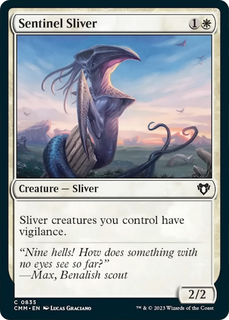 Sentinel Sliver [Commander Masters] | Arkham Games and Comics