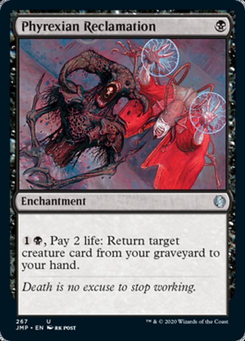 Phyrexian Reclamation [Jumpstart] | Arkham Games and Comics
