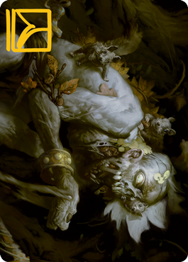 Nested Shambler Art Card (Gold-Stamped Signature) [Modern Horizons 2 Art Series] | Arkham Games and Comics