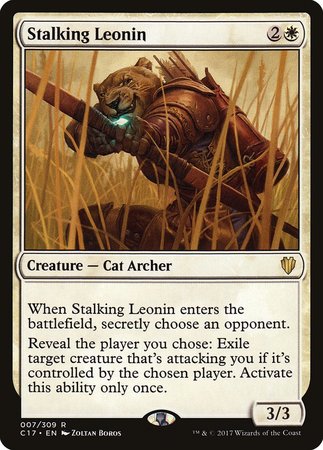 Stalking Leonin [Commander 2017] | Arkham Games and Comics