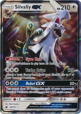 Silvally GX (90/111) (Jumbo Card) [Sun & Moon: Crimson Invasion] | Arkham Games and Comics