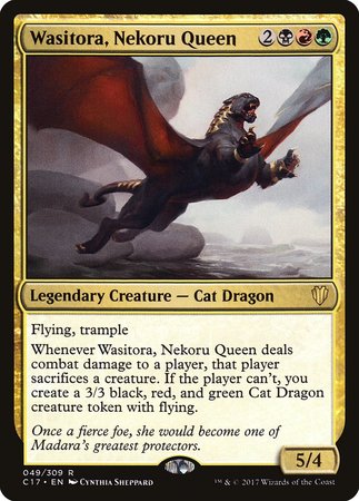 Wasitora, Nekoru Queen [Commander 2017] | Arkham Games and Comics