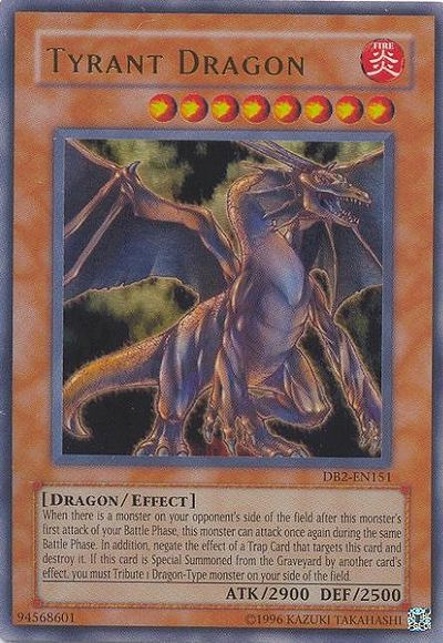 Tyrant Dragon [DB2-EN151] Ultra Rare | Arkham Games and Comics