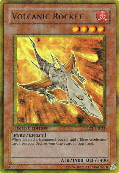 Volcanic Rocket [GLD2-EN023] Ultra Rare | Arkham Games and Comics