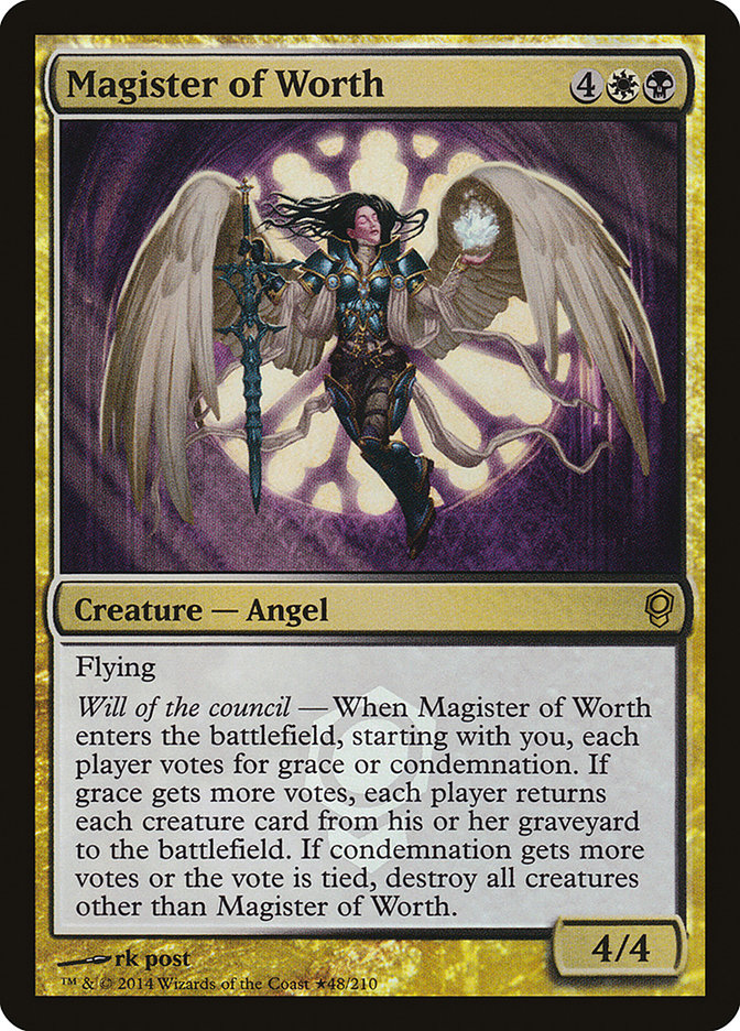 Magister of Worth (Launch) [Conspiracy Promos] | Arkham Games and Comics