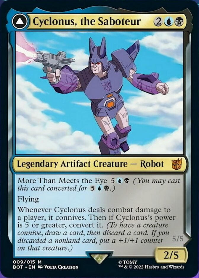 Cyclonus, the Saboteur // Cyclonus, Cybertronian Fighter [Universes Beyond: Transformers] | Arkham Games and Comics