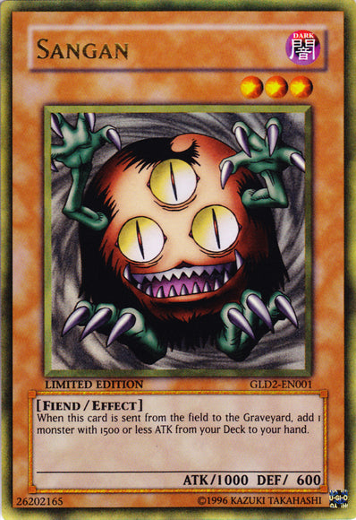Sangan [GLD2-EN001] Ultra Rare | Arkham Games and Comics