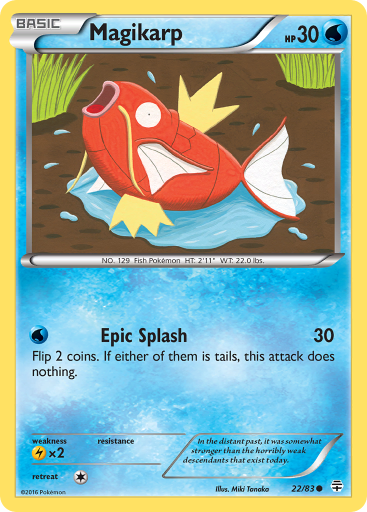 Magikarp (22/83) [XY: Generations] | Arkham Games and Comics