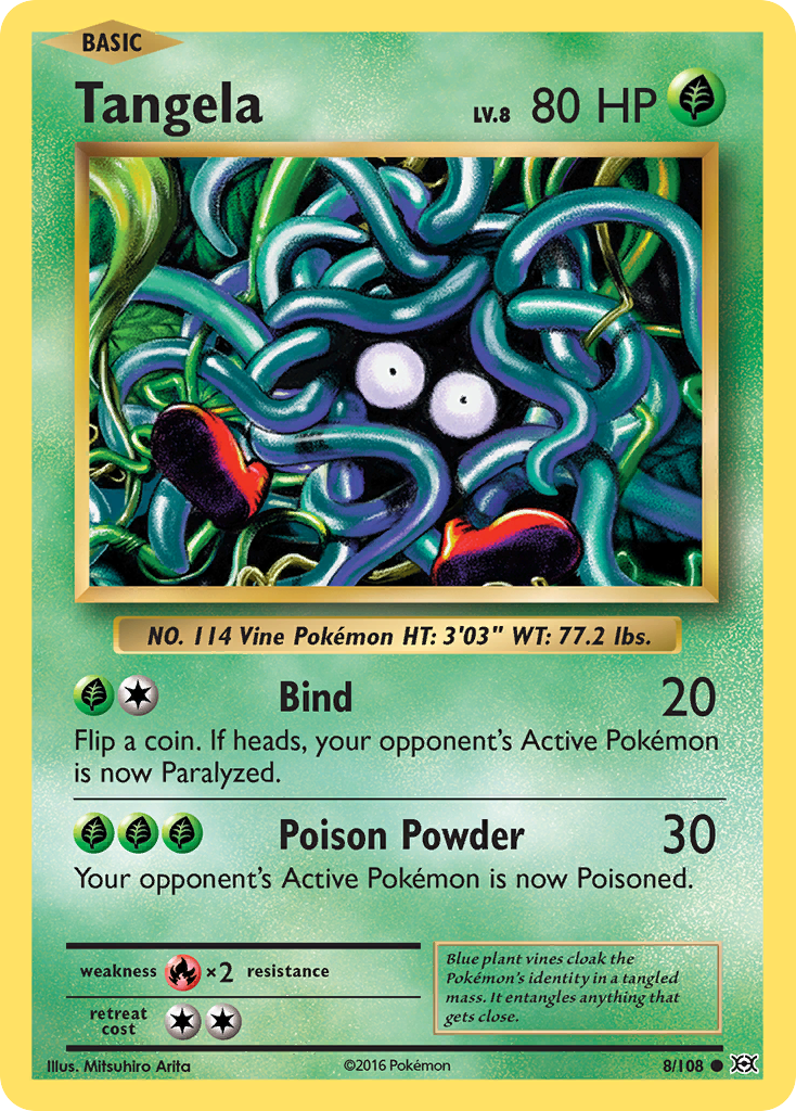 Tangela (8/108) [XY: Evolutions] | Arkham Games and Comics