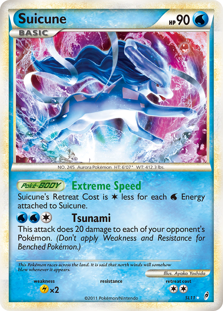 Suicune (SL11) [HeartGold & SoulSilver: Call of Legends] | Arkham Games and Comics