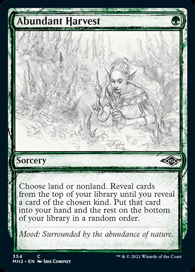 Abundant Harvest (Sketch) [Modern Horizons 2] | Arkham Games and Comics