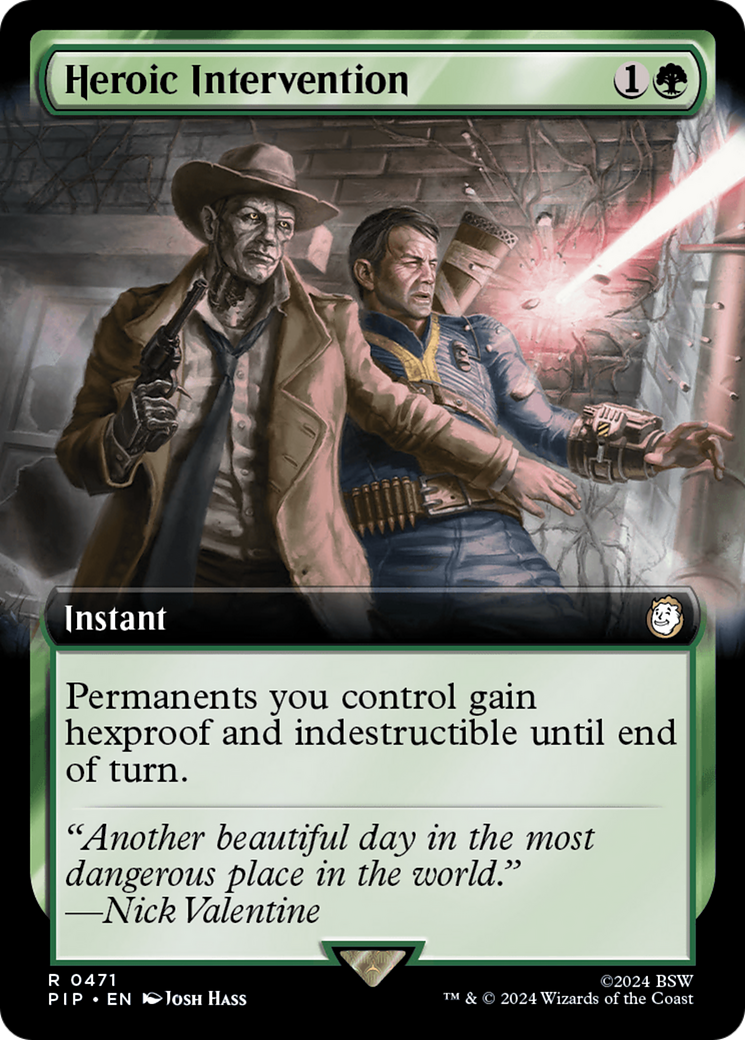 Heroic Intervention (Extended Art) [Fallout] | Arkham Games and Comics