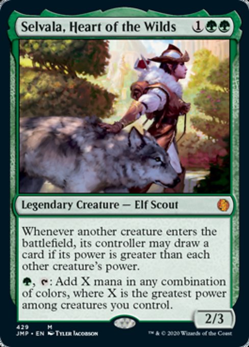 Selvala, Heart of the Wilds [Jumpstart] | Arkham Games and Comics